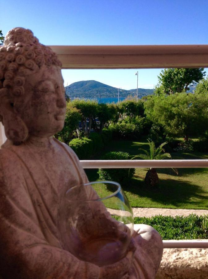 Brigitte Studio Centre Saint Tropez Parking Piscine Wifi Vue Mer Exteriör bild